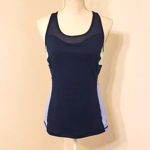 FILA racer back athletic tank top w built-in bra size medium